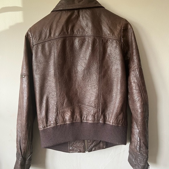 Danier leather bomber jacket - Picture 2 of 3